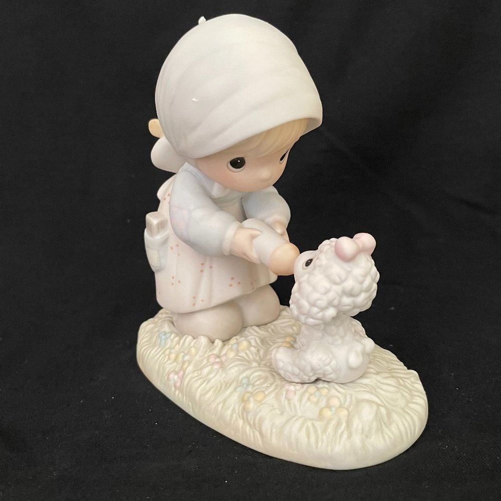 Precious Moments Feed My Sheep Porcelain Figurine
